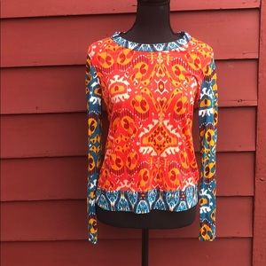 Tory Burch Ikat Design Top